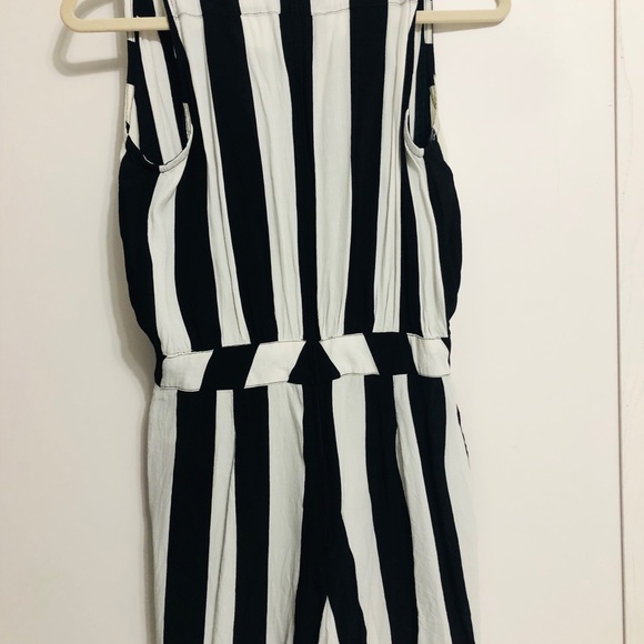 Motel black and white striped jumpsuit - Picture 3 of 4